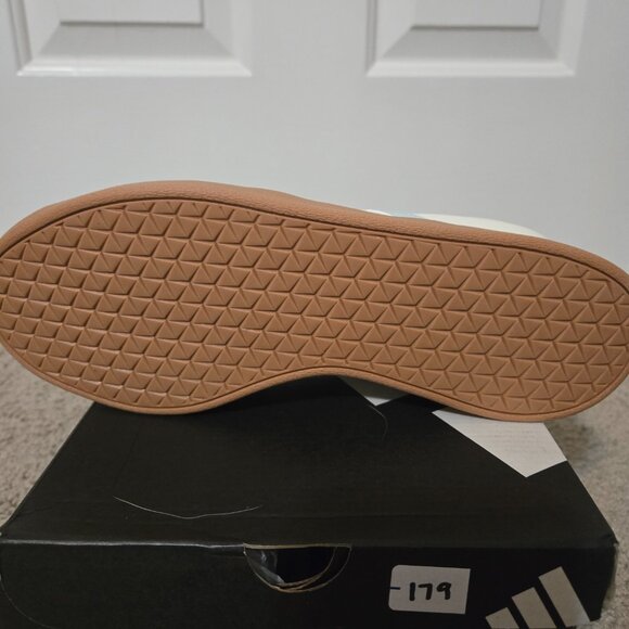 NEW_Adidas VL Court Base "Halo White/ Halo Turquoise" Size 7W_ JI1767 - Picture 3 of 4